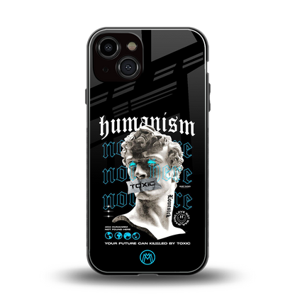 humanism not here back phone cover | glass case for iphone 13