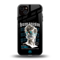 humanism not here back phone cover | glass case for iphone 14 plus
