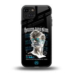 humanism not here back phone cover | glass case for iphone 15