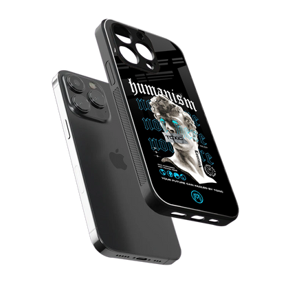 humanism not here back phone cover | glass case for iphone 15 pro