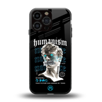 humanism not here back phone cover | glass case for iphone 16 pro max