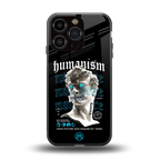 humanism not here back phone cover | glass case for iphone 16 pro