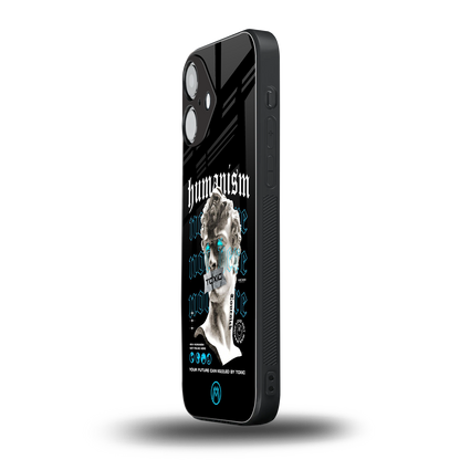humanism not here back phone cover | glass case for iphone 16
