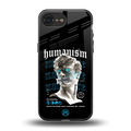 humanism not here back phone cover | glass case for iphone 16e