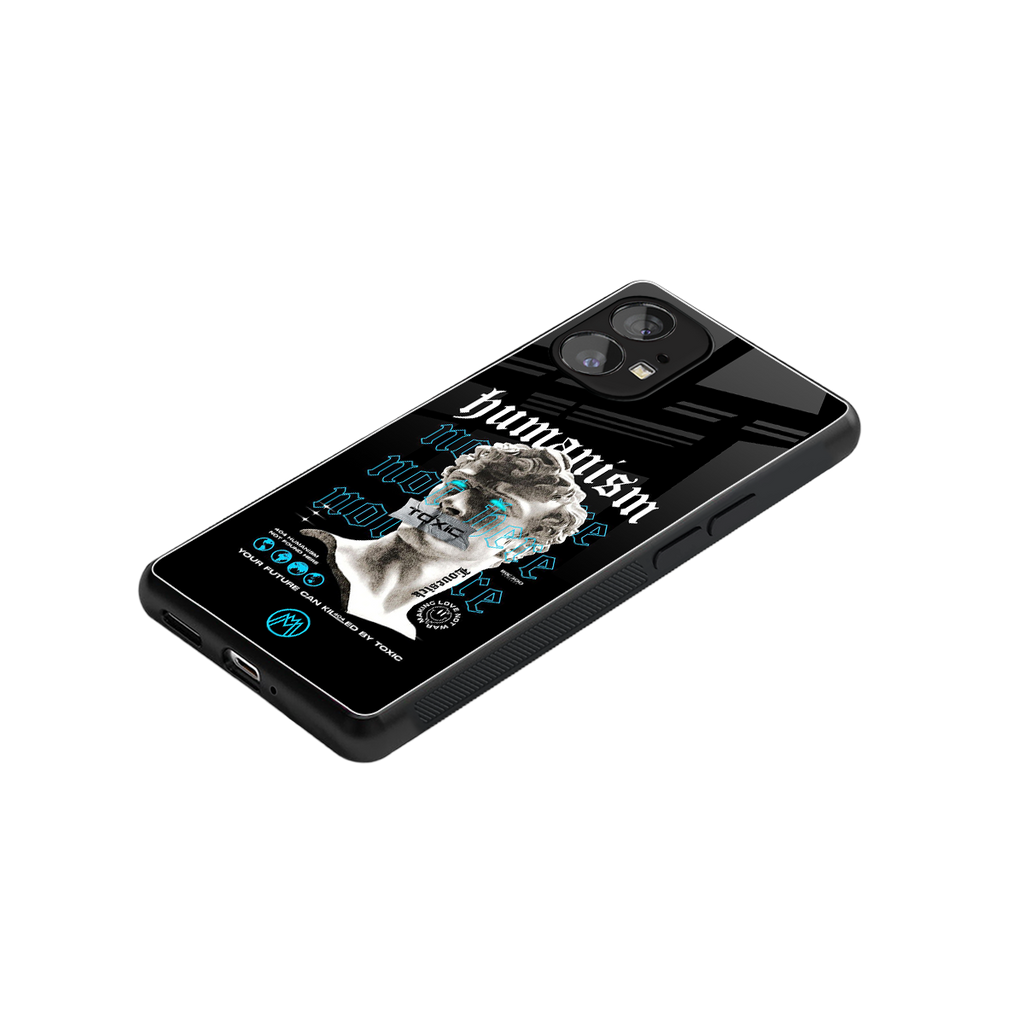 humanism not here back phone cover | glass case for nothing phone 1