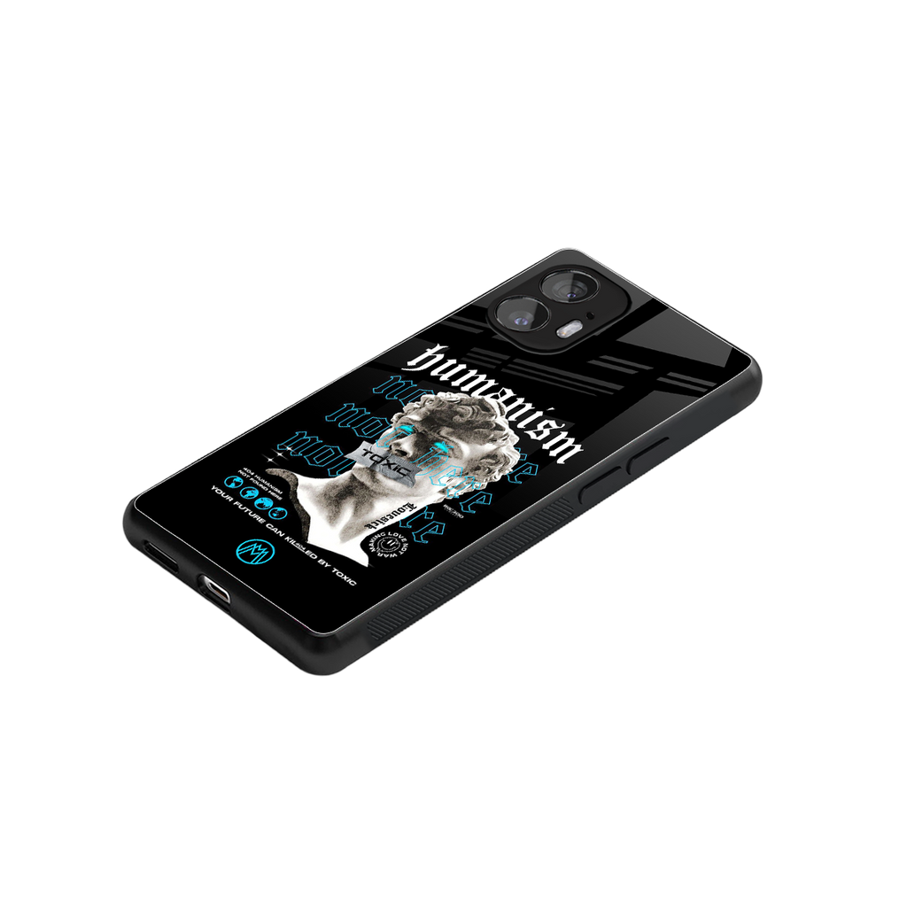 humanism not here back phone cover | glass case for nothing phone 2
