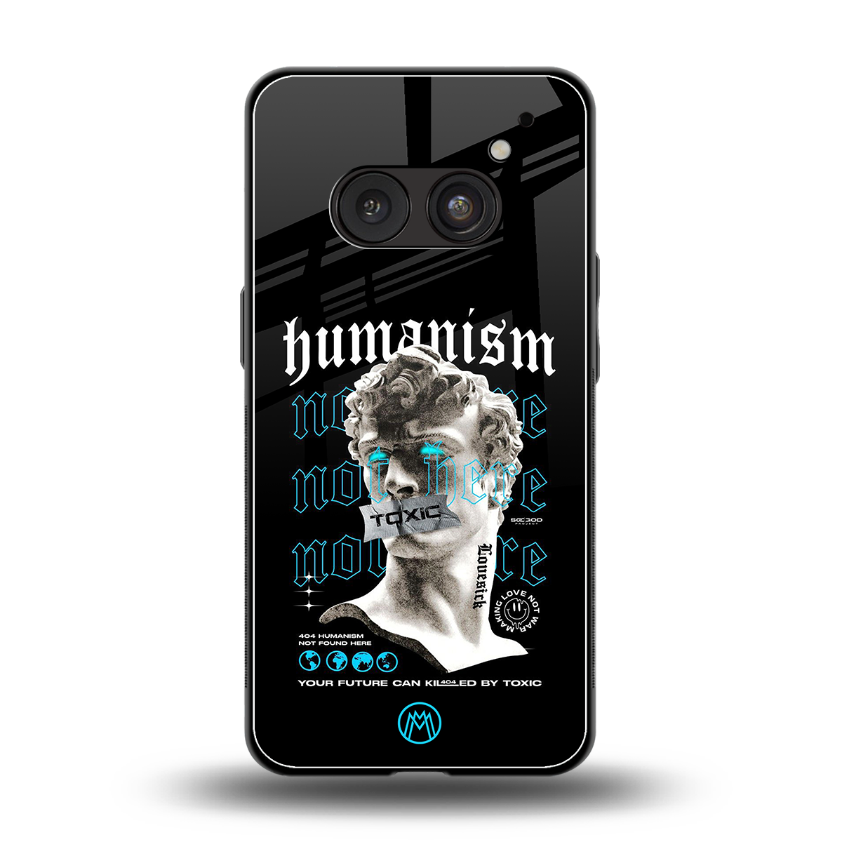 humanism not here back phone cover | glass case for nothing phone 2a