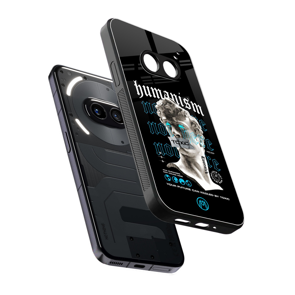 humanism not here back phone cover | glass case for nothing phone 2a