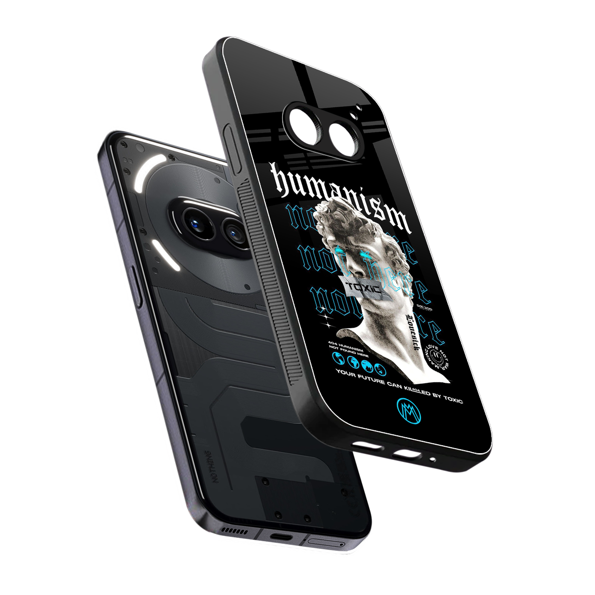 humanism not here back phone cover | glass case for nothing phone 2a