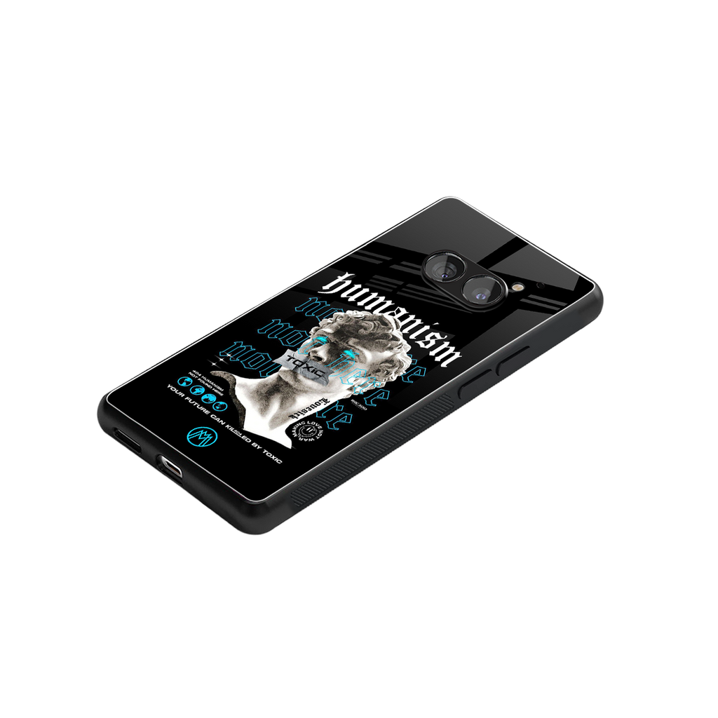 humanism not here back phone cover | glass case for nothing phone 2a