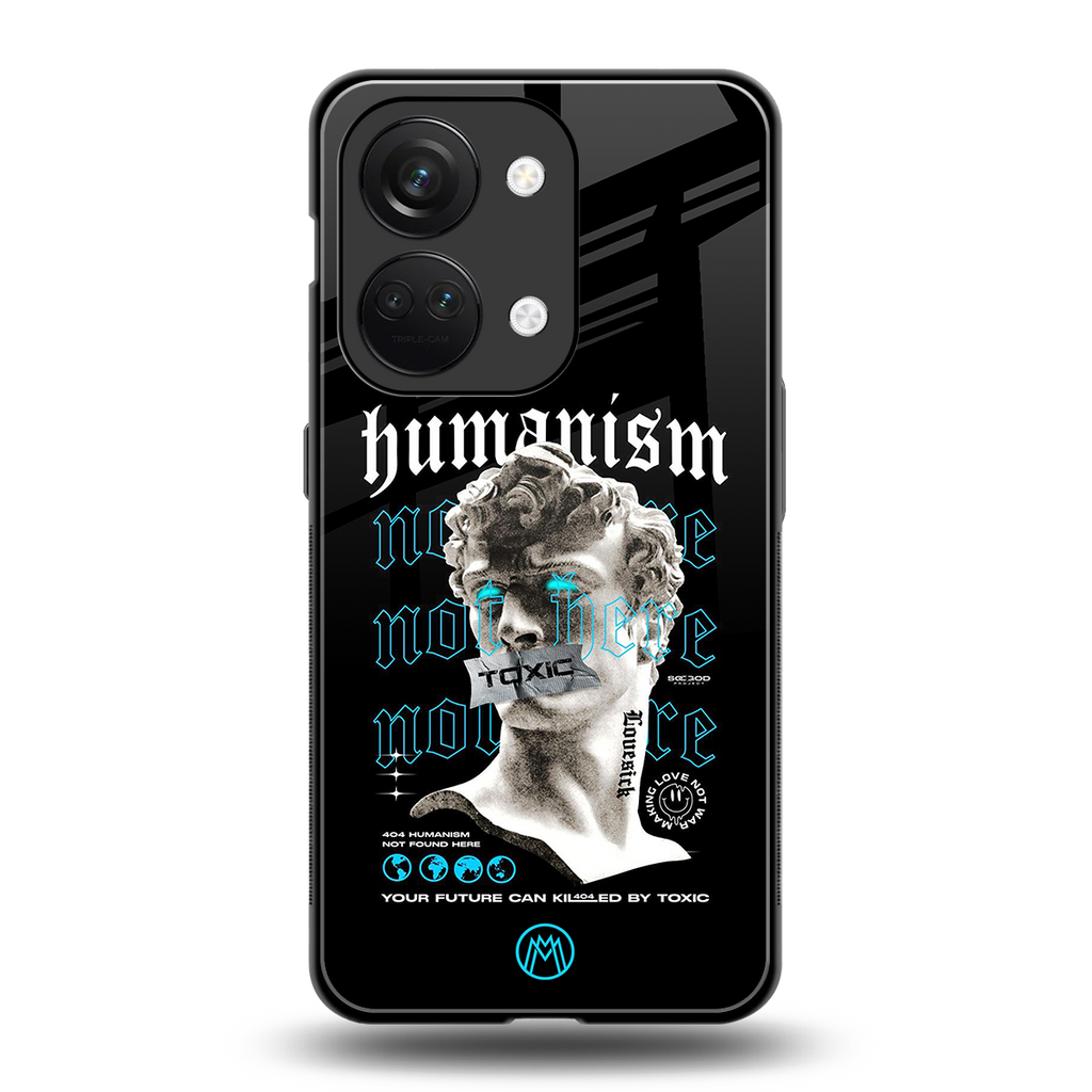 humanism not here back phone cover | glass case for oneplus nord 3