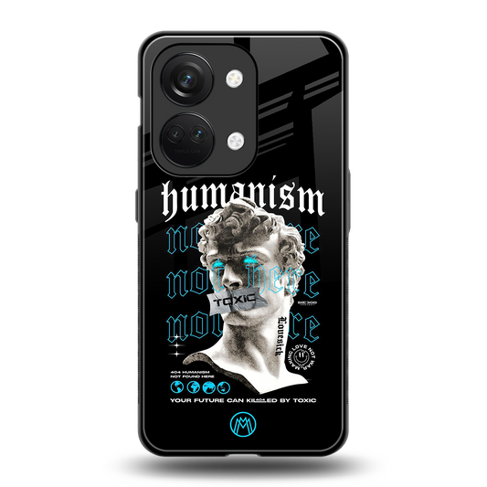 humanism not here back phone cover | glass case for oneplus nord 3
