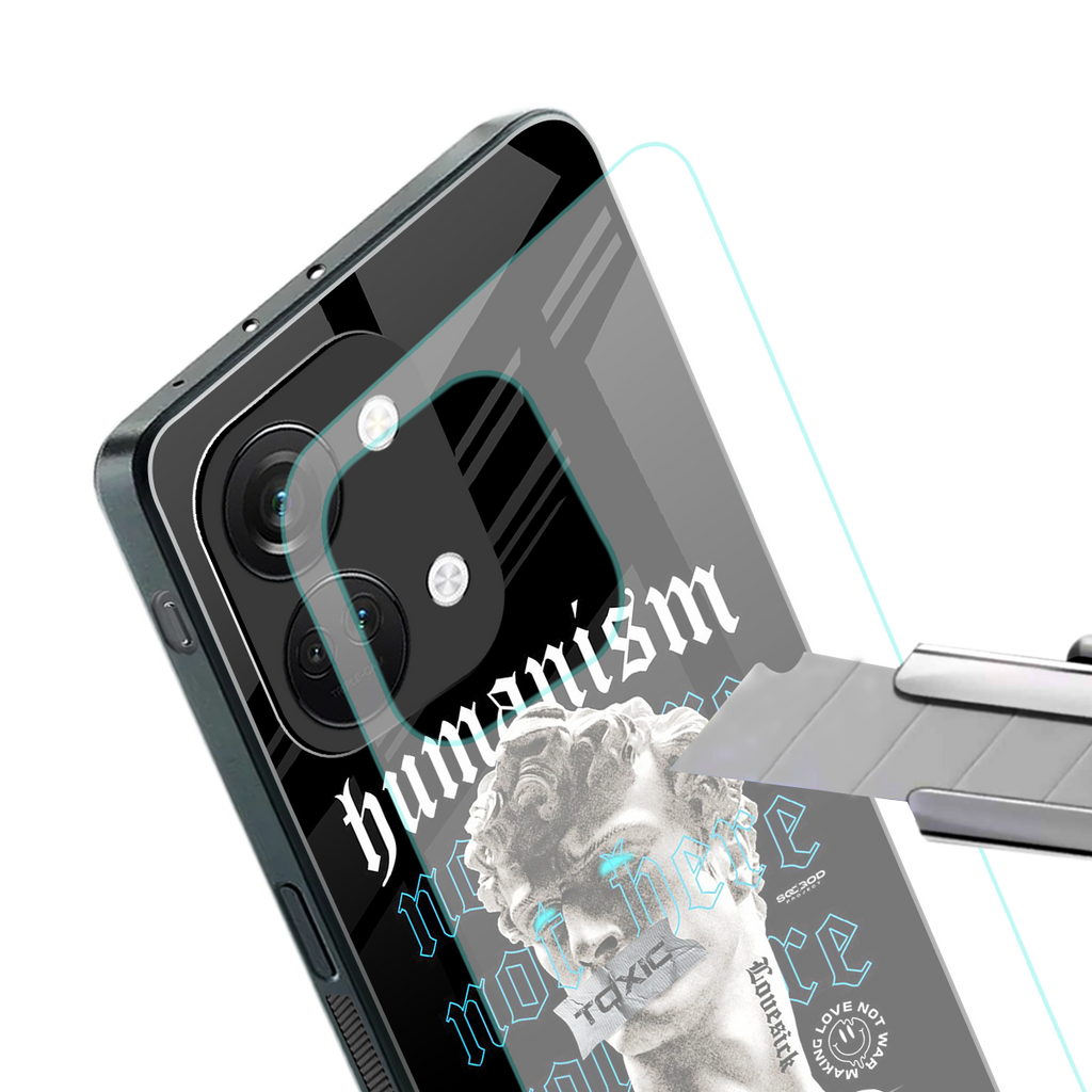 humanism not here back phone cover | glass case for oneplus nord 3