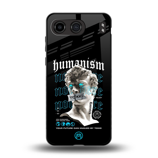 humanism not here back phone cover | glass case for oneplus nord 4