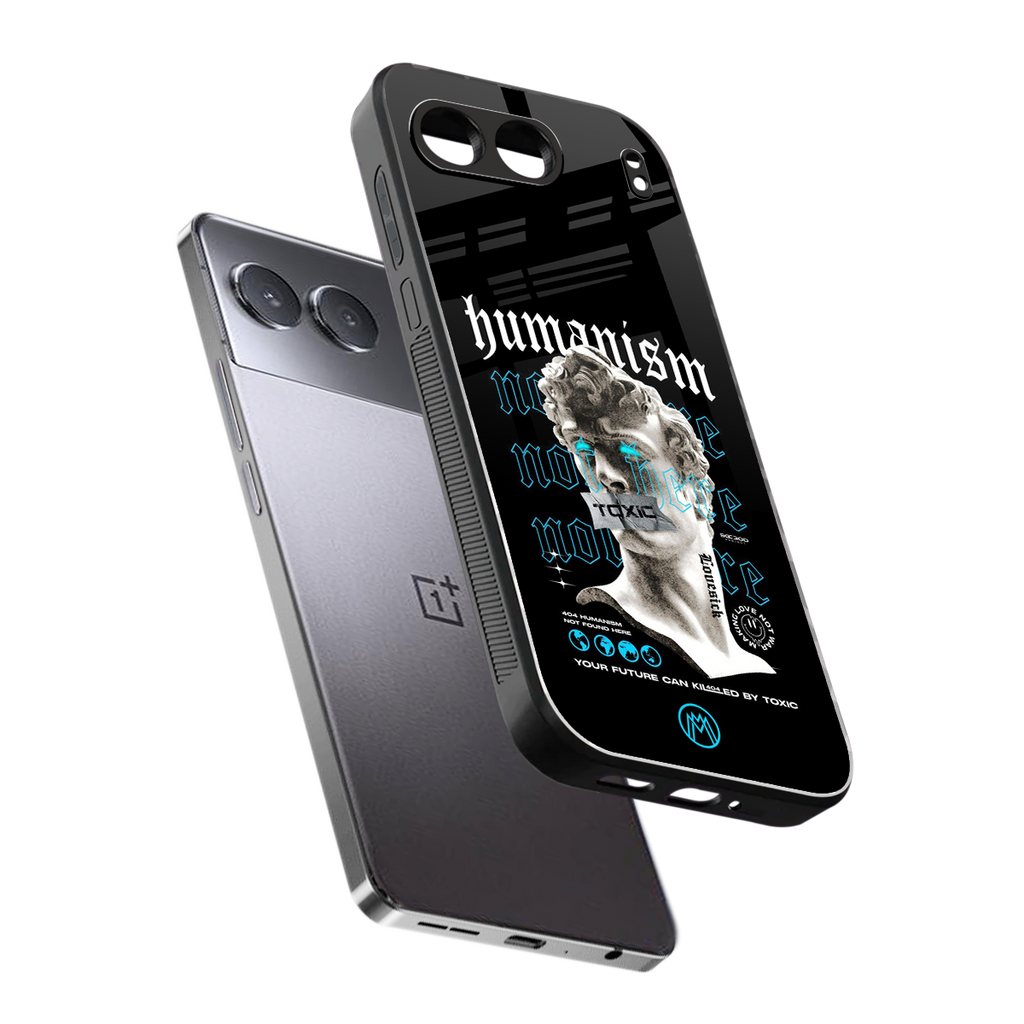 humanism not here back phone cover | glass case for oneplus nord 4