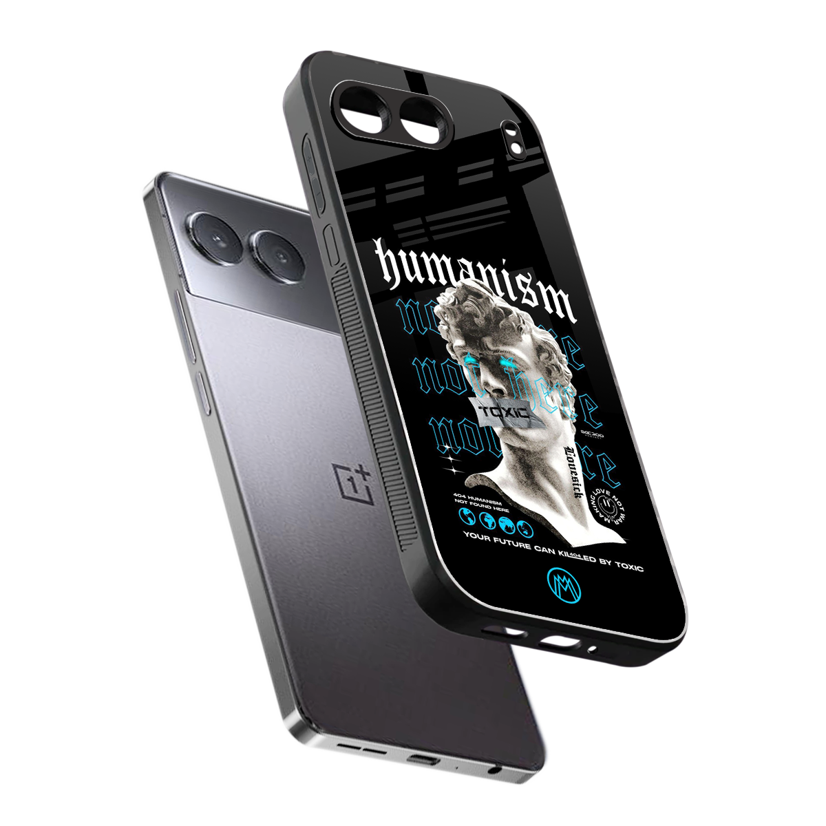 humanism not here back phone cover | glass case for oneplus nord 4