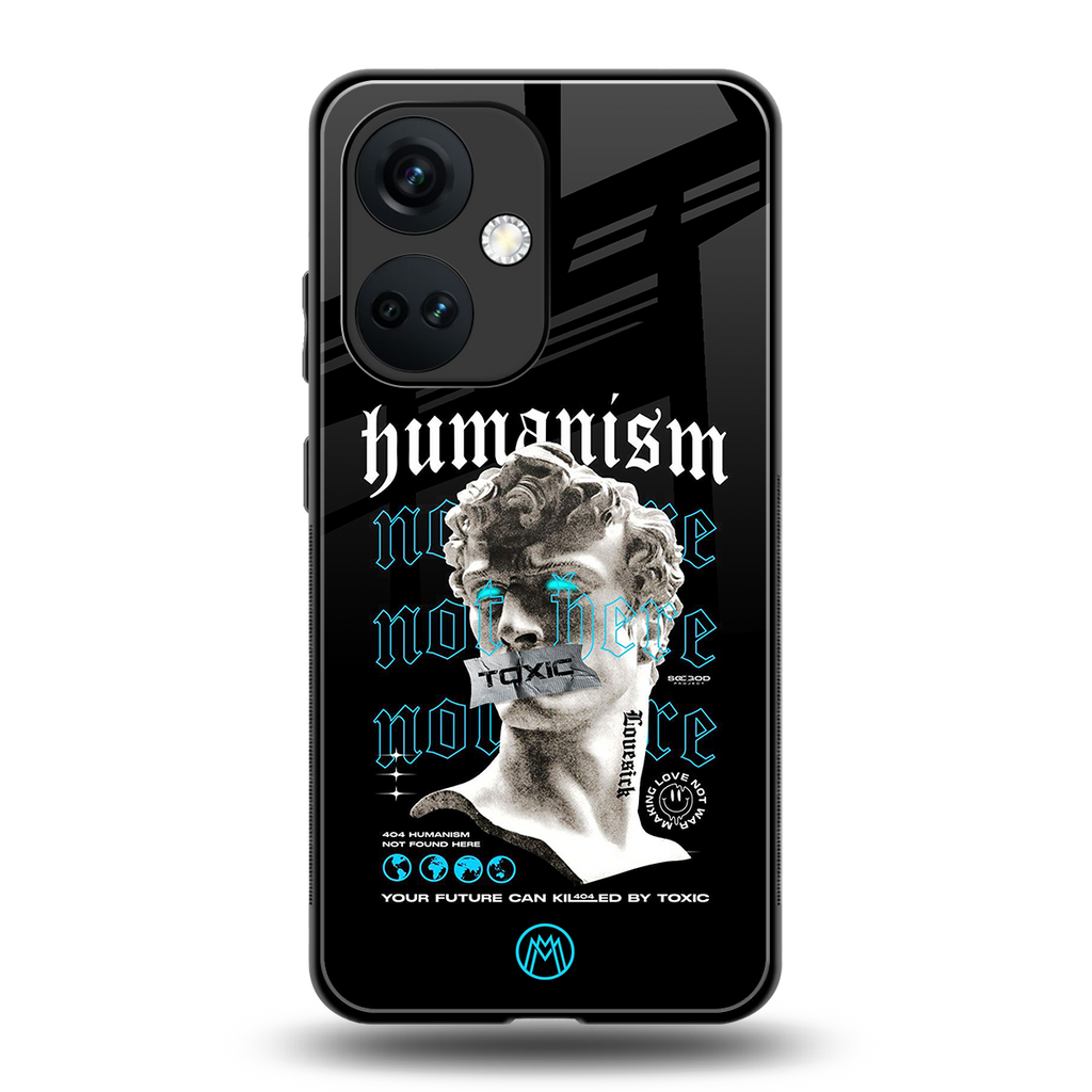 humanism not here back phone cover | glass case for oneplus nord ce 3