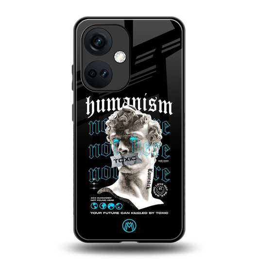 humanism not here back phone cover | glass case for oneplus nord ce 3