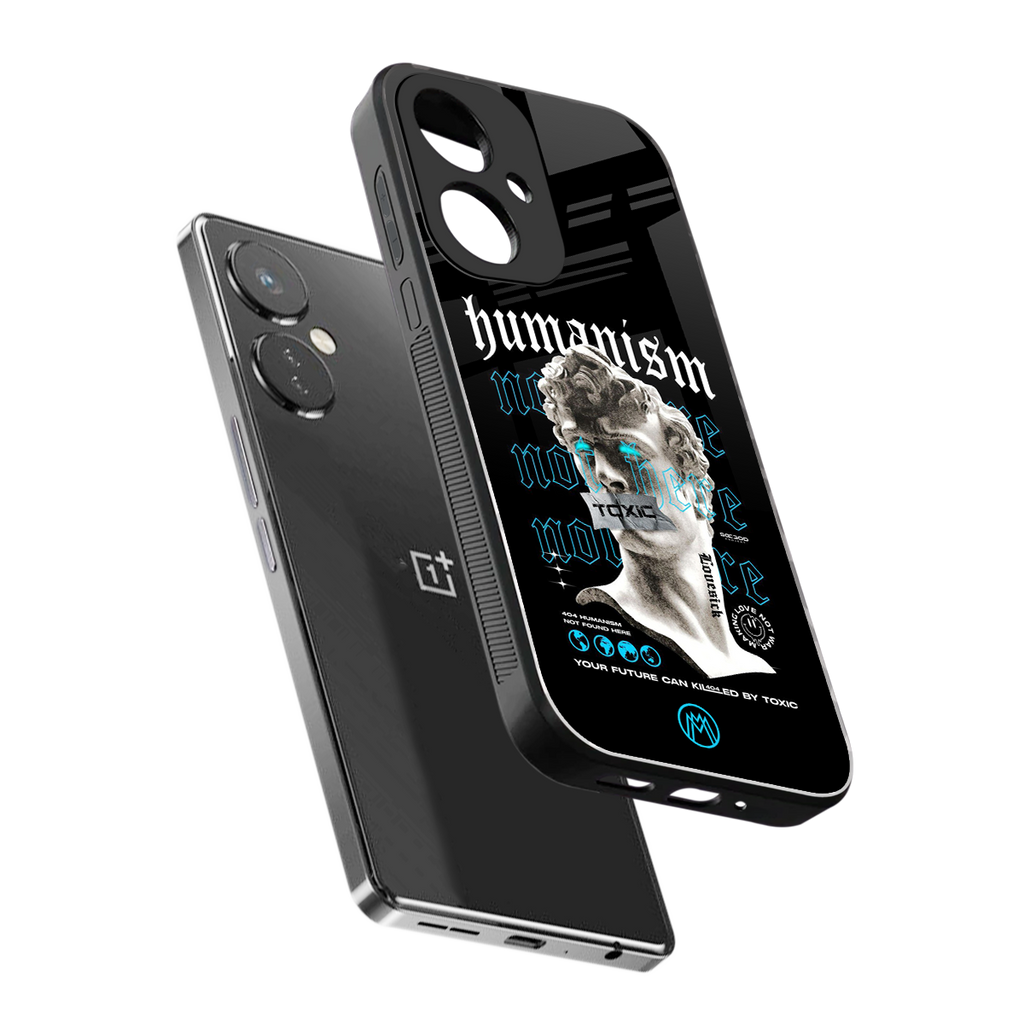 humanism not here back phone cover | glass case for oneplus nord ce 3