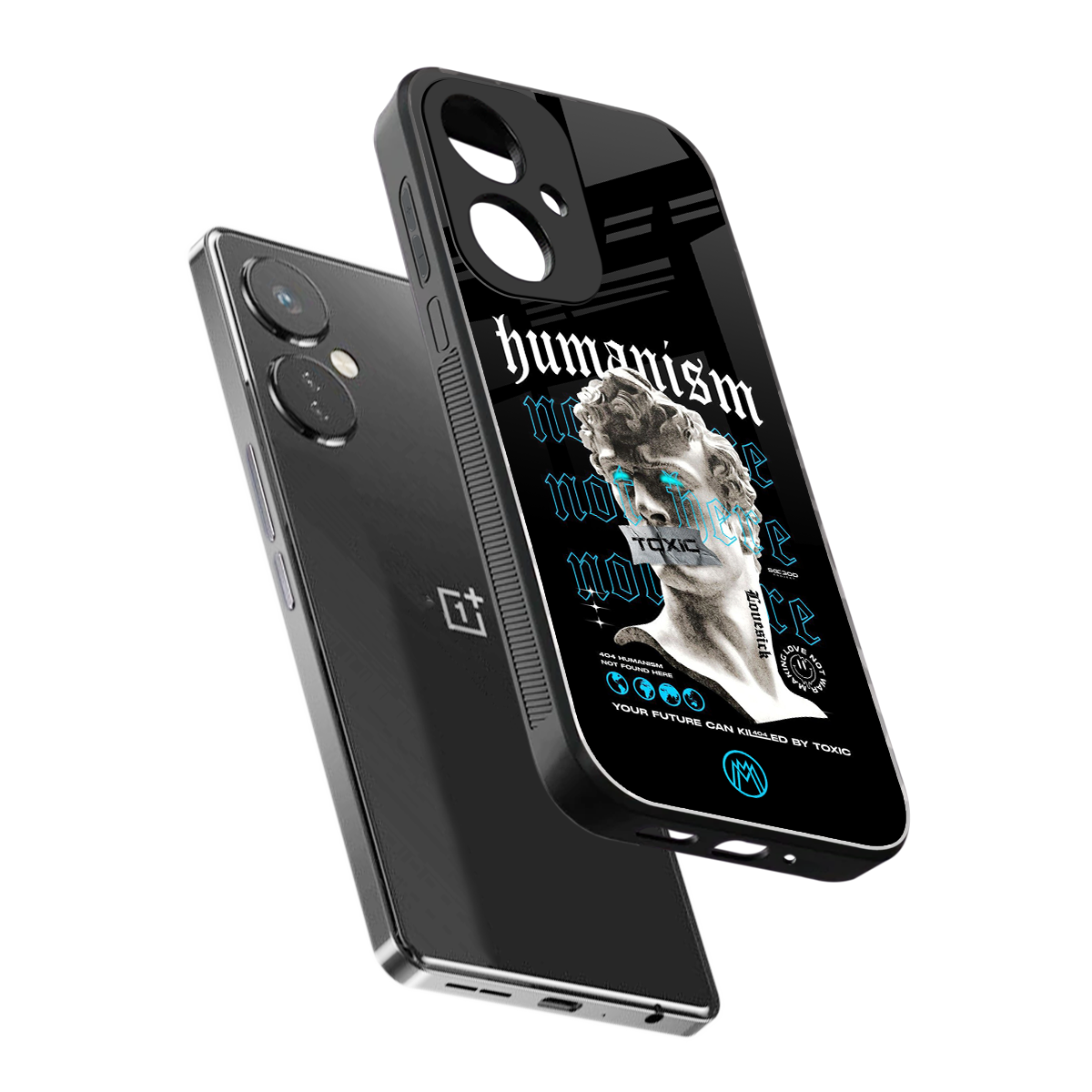 humanism not here back phone cover | glass case for oneplus nord ce 3