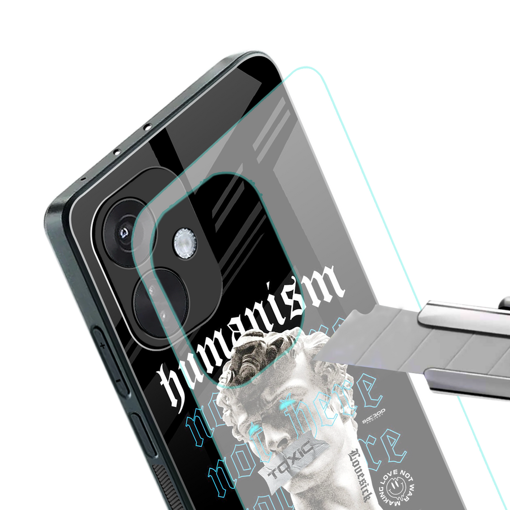 humanism not here back phone cover | glass case for oneplus nord ce 3