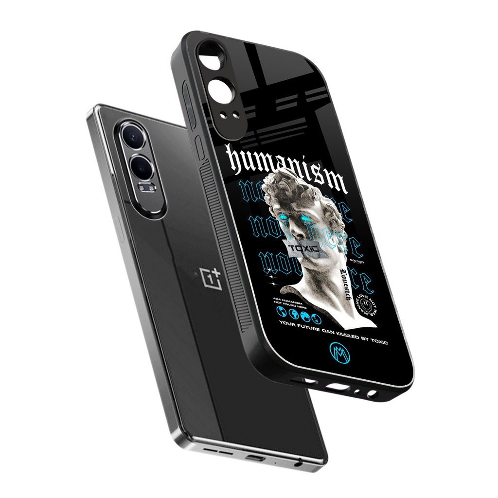 humanism not here back phone cover | glass case for oneplus nord ce 4 lite
