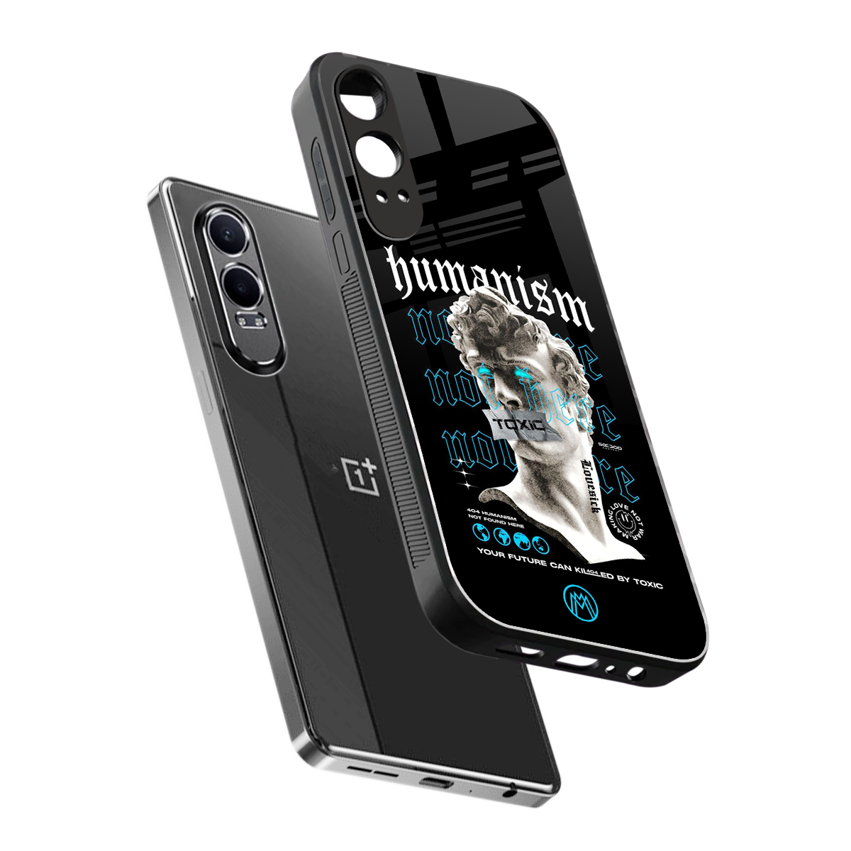 humanism not here back phone cover | glass case for oneplus nord ce 4 lite