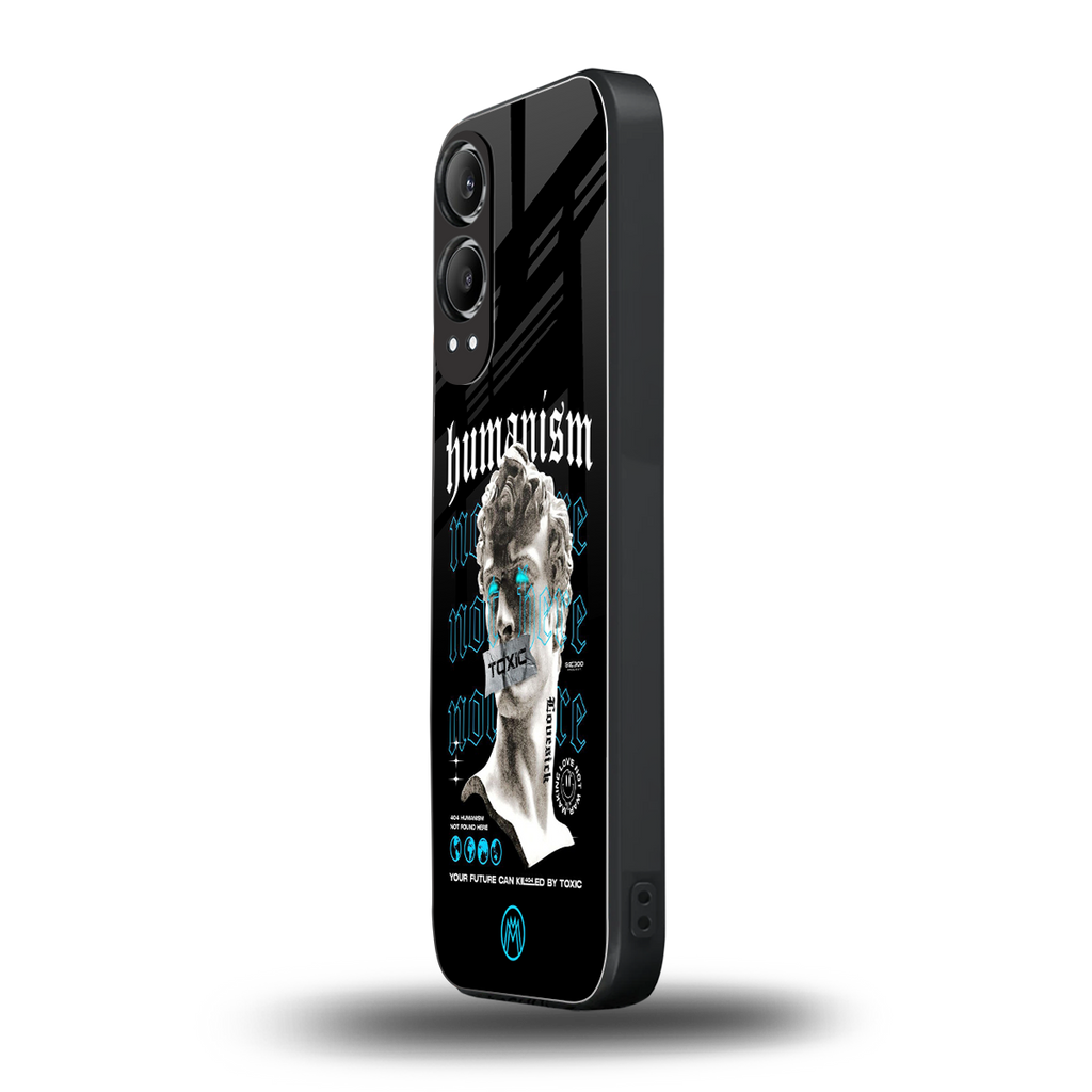 humanism not here back phone cover | glass case for oneplus nord ce 4 lite