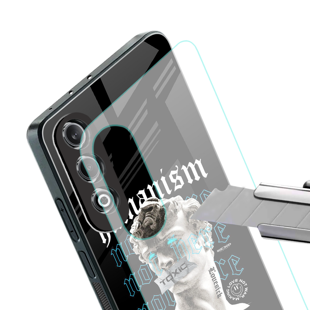 humanism not here back phone cover | glass case for oneplus nord ce 4