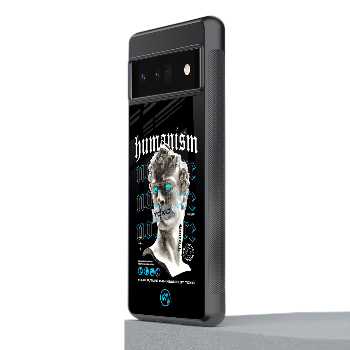 humanism not here back phone cover | glass case for google pixel 6 pro