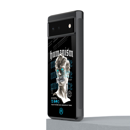 humanism not here back phone cover | glass case for Google Pixel 6A