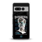 humanism not here back phone cover | glass case for google pixel 7 pro