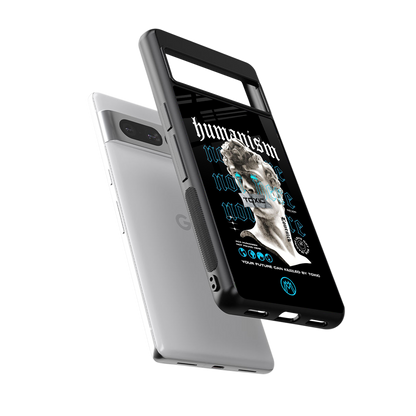 humanism not here back phone cover | glass case for google pixel 7 pro