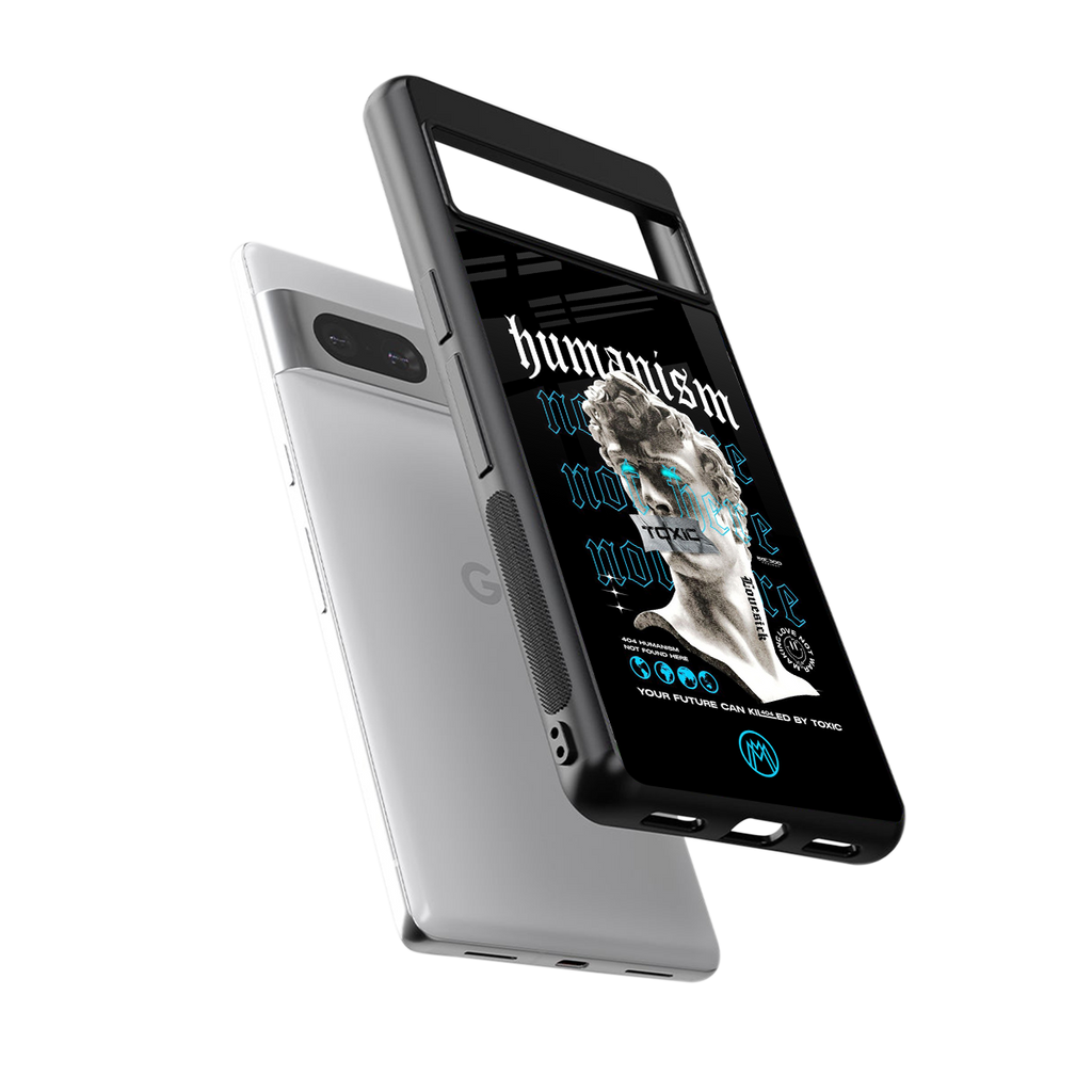 humanism not here back phone cover | glass case for Google Pixel 7A