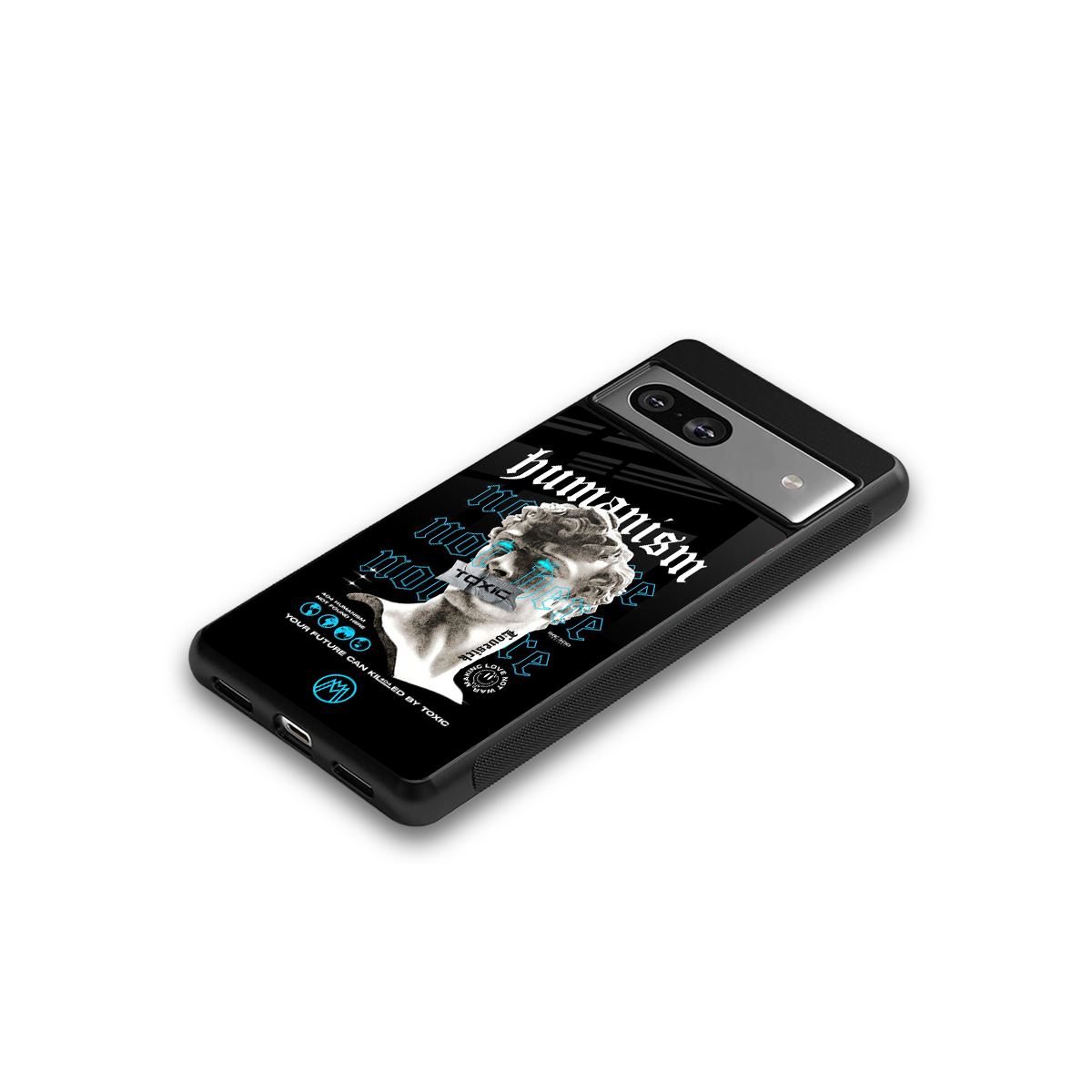 humanism not here back phone cover | glass case for Google Pixel 7