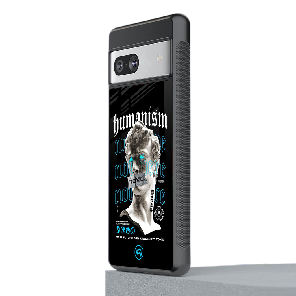 humanism not here back phone cover | glass case for Google Pixel 7