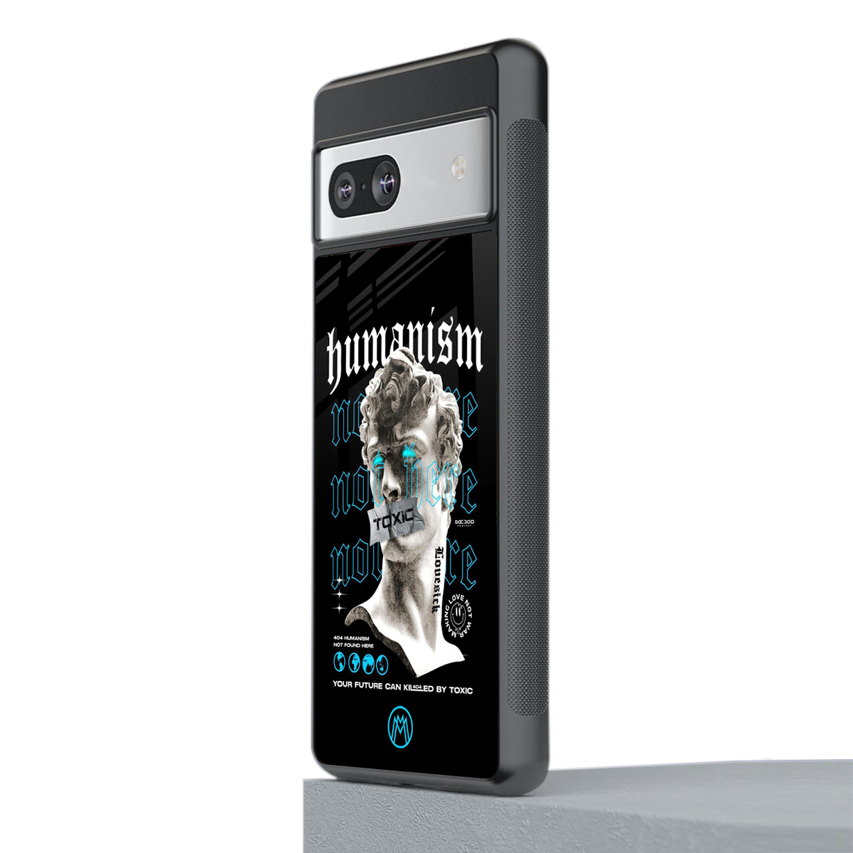 humanism not here back phone cover | glass case for Google Pixel 7A