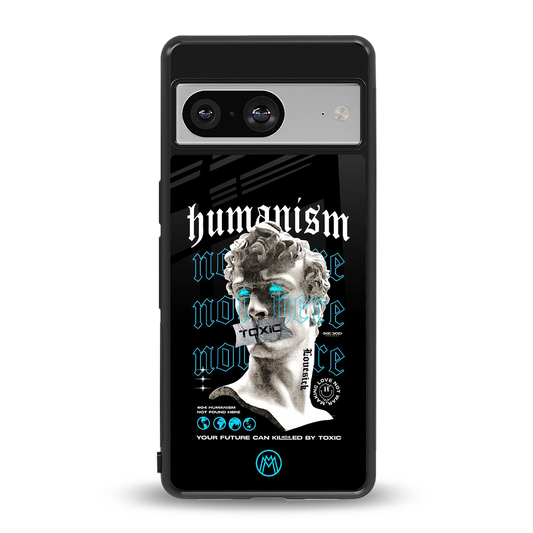 humanism not here back phone cover | glass case for Google Pixel 8