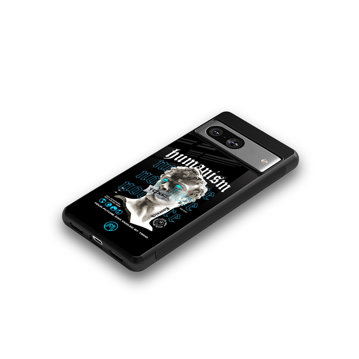 humanism not here back phone cover | glass case for Google Pixel 8