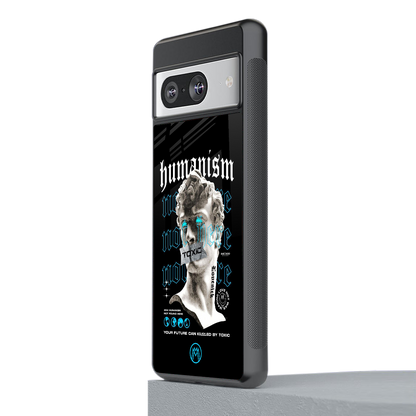 humanism not here back phone cover | glass case for Google Pixel 8