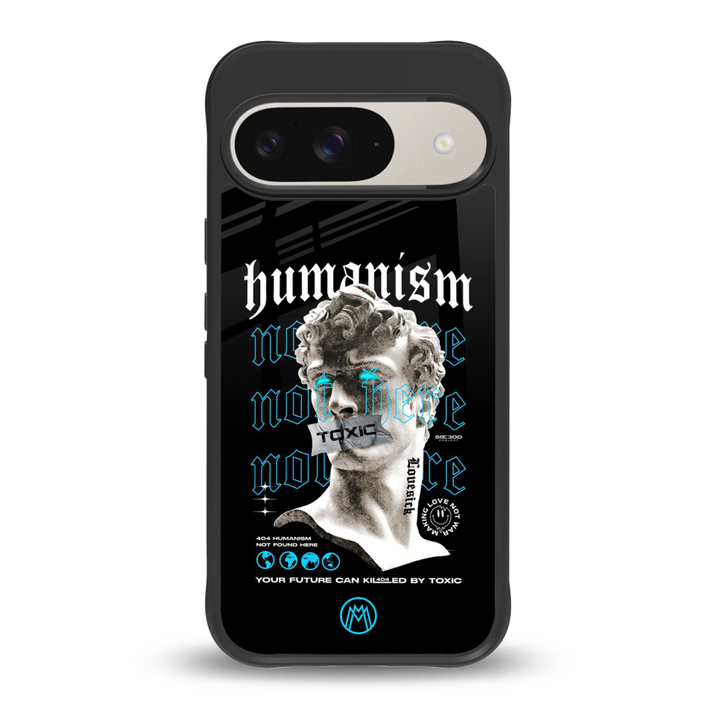 humanism not here back phone cover | glass case for google pixel 9