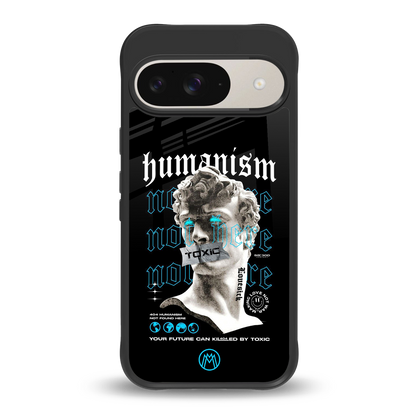 humanism not here back phone cover | glass case for google pixel 9