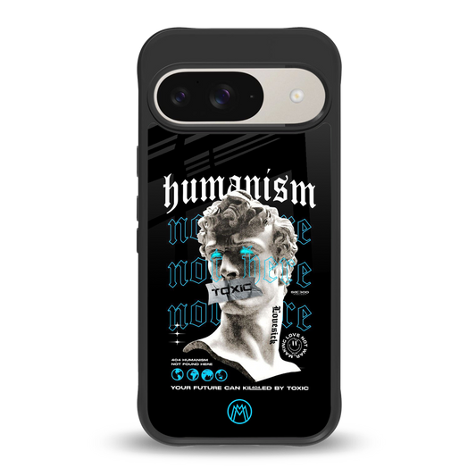 humanism not here back phone cover | glass case for google pixel 9