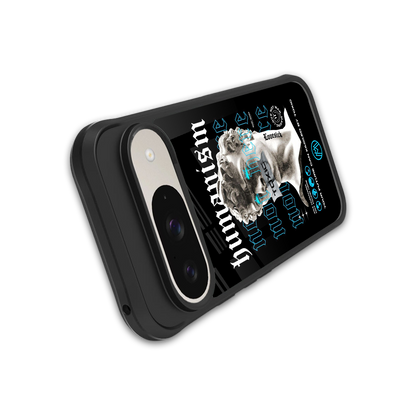 humanism not here back phone cover | glass case for google pixel 9