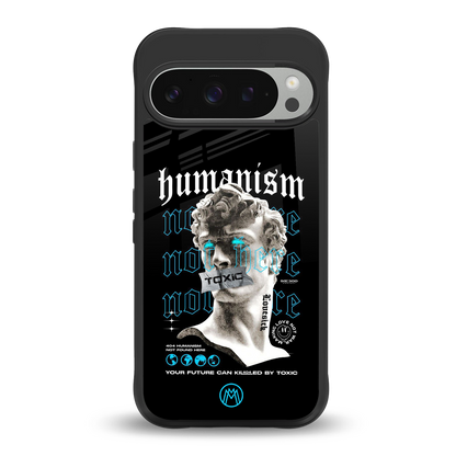 humanism not here back phone cover | glass case for google pixel 9 pro
