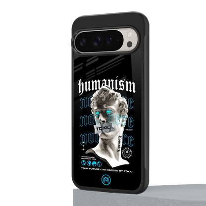 humanism not here back phone cover | glass case for google pixel 9 pro