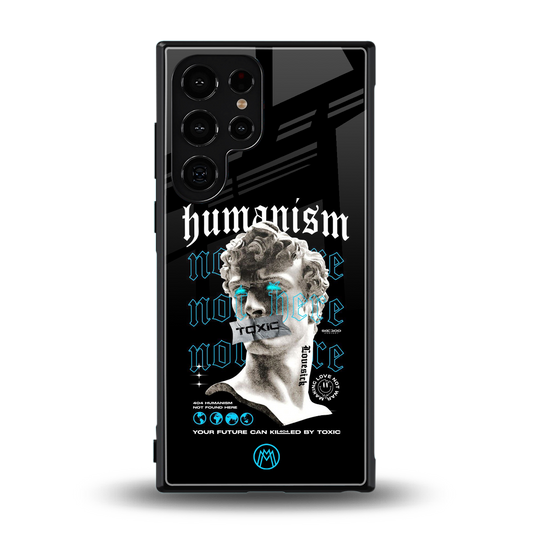 humanism not here back phone cover | glass case for samsung galaxy s23 ultra