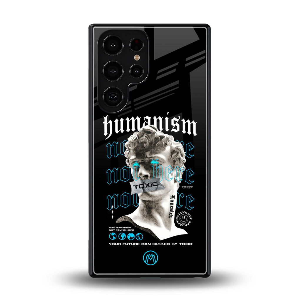 humanism not here back phone cover | glass case for samsung galaxy s25 ultra