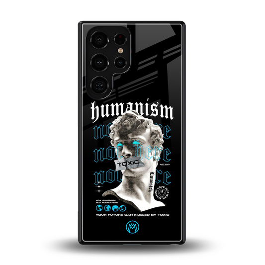 humanism not here back phone cover | glass case for samsung galaxy s25 ultra