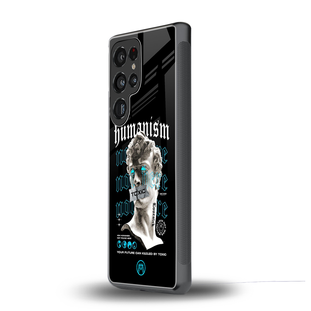 humanism not here back phone cover | glass case for samsung galaxy s25 ultra